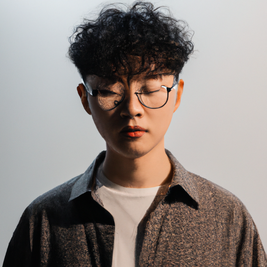 크리에이티브 디렉터 민서, 중성 조명으로 촬영된 스튜디오 프로필